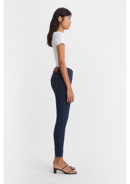 721™ High Rise Skinny Kadın Jean Pantolon - Dark Indigo Worn In