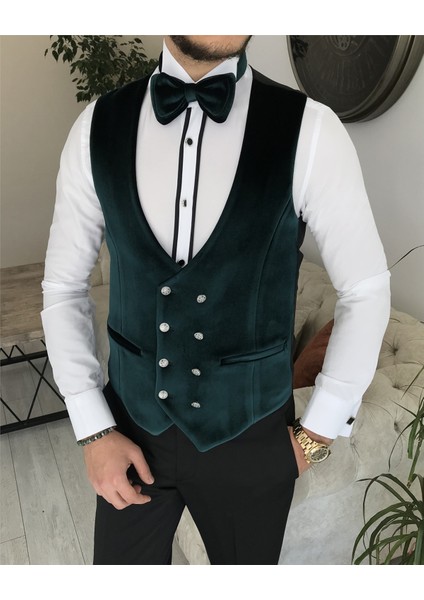 Italyan Kesim Ceket Yelek Pantolon Damatlık Set Beyaz T8273 fırsatları