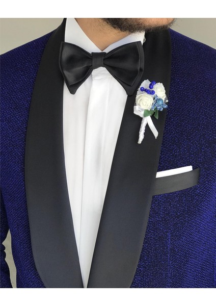 Italyan Kesim Erkek Ceket Pantolon Damatlık Set Saks T7494 fırsatları