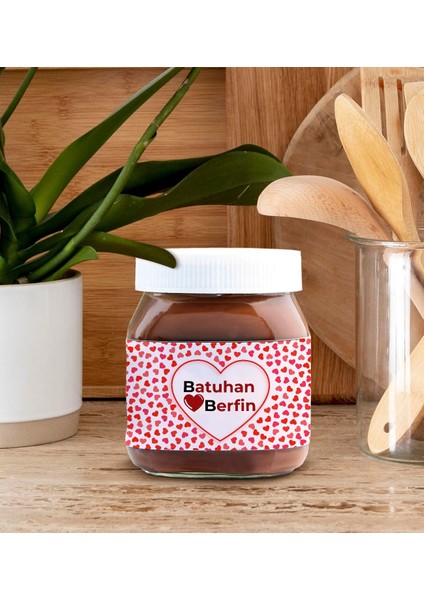 Bk Gift Sevgiliye Özel Isimli Nutella 400GR., Sevgiliye Hediye, Sevgililer Günü Hediye, Doğum Günü Hediyesi-5