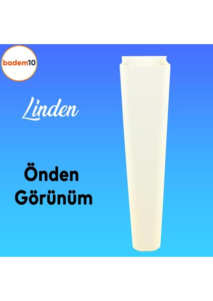 Linden Lüks Mobilya Kanepe Sehpa Tv Ünitesi Koltuk Ayağı 20 Cm Krem Baza Ayakları indirimleri