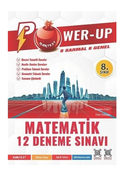 Nartest Yayınevi 8. Sınıf LGS Matematik 12'li Deneme Power Up