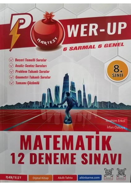 8. Sınıf LGS Matematik Power Up 12 Li Deneme