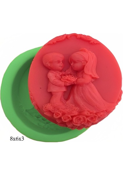 Bebek Modeli Silikon Şeker Hamuru Dekor, Sabun, Saksı ve Mum Kalıbı