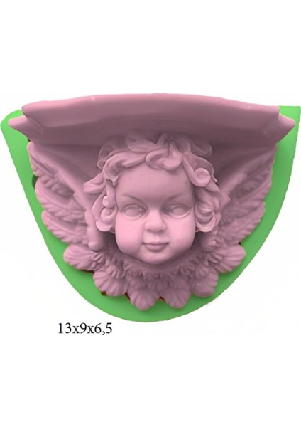 Melek Figürleri Silikon Şeker Hamuru Dekor, Sabun, Saksı ve Mum Kalıbı