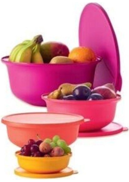 Aloha Set Saklama Kapları 4'Lü