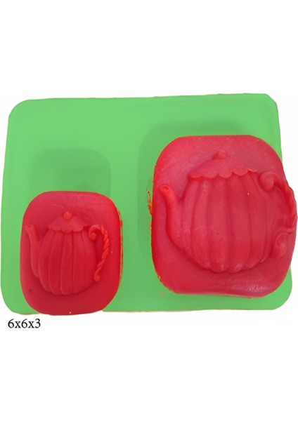 Eşya Figürleri Silikon Şeker Hamuru Dekor, Sabun, Saksı ve Mum Kalıbı