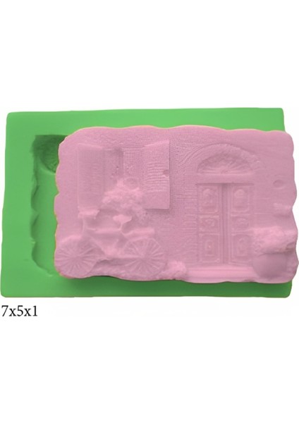 Eşya Figürleri Silikon Şeker Hamuru Dekor, Sabun, Saksı ve Mum Kalıbı