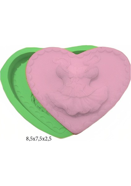 Kıyafet Figürleri Silikon Şeker Hamuru Dekor, Sabun, Saksı ve Mum Kalıbı