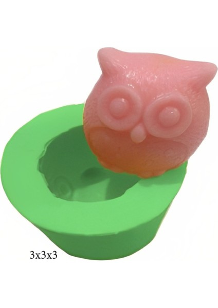 Hayvan Figürleri Silikon Şeker Hamuru Dekor, Sabun, Saksı ve Mum Kalıbı