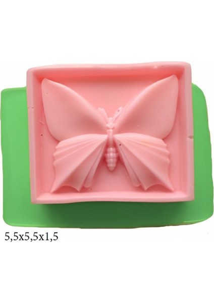 Hayvan Figürleri Silikon Şeker Hamuru Dekor, Sabun, Saksı ve Mum Kalıbı