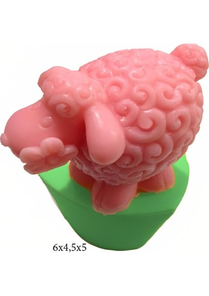Hayvan Figürleri Silikon Şeker Hamuru Dekor, Sabun, Saksı ve Mum Kalıbı