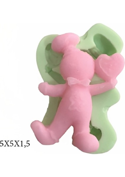 Özel Gün Figürleri Silikon Şeker Hamuru Dekor, Sabun, Saksı ve Mum Kalıbı