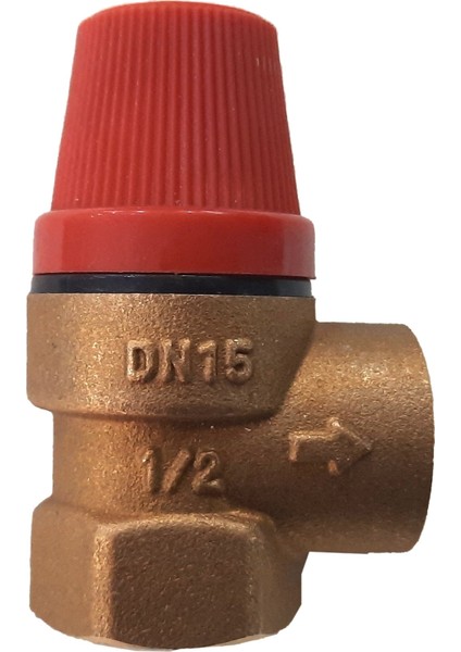 Üniversal Kombi 1/2-1/2 Emniyet Ventil 3 Bar