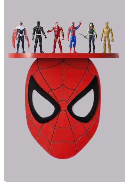 Spiderman Çocuk Odası Duvar Rafı