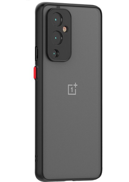 Oneplus 9 Global Versiyon London Serisi Sert Kılıf - Buzlu Siyah AL3415