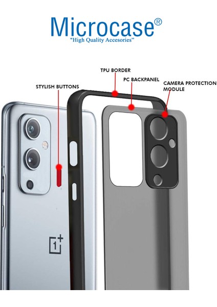 Oneplus 9 Global Versiyon London Serisi Sert Kılıf - Buzlu Siyah AL3415 indirimleri