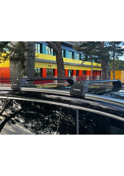 Peugeot 3008 5008 Kilitli Ara Atkı Cross Bar Taşıyıcı Tavan Barı 4 Adet Dayama Dahil