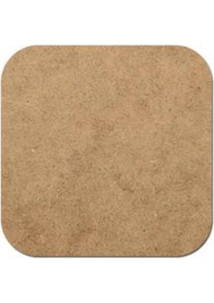 Ahşap Supla Levha 12 Adet 3 Mm Ham Mdf 30 Cm Çap Kare Servis Altı Supla