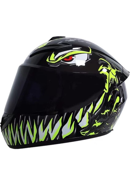 Venom Motosiklet Kaskı Yarış Tam Yüz Kaskı (Yurt Dışından)