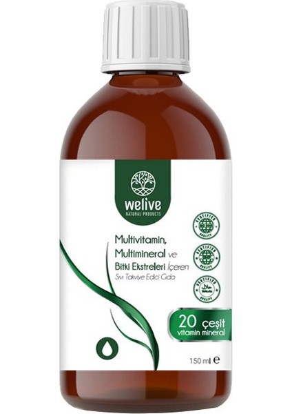 Welıve Multivitamin Pediatrik / 150 ml
