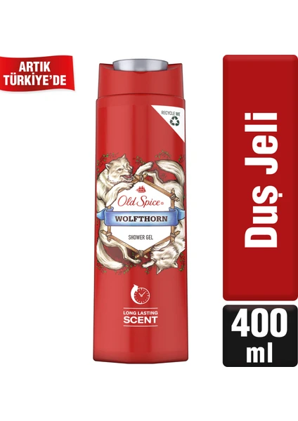 Old Spice Wolfthorn Erkekler İçin Duş Jeli ve Şampuan 400 ml