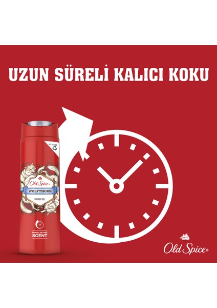 Old Spice Wolfthorn Erkekler İçin Duş Jeli ve Şampuan 400 ml