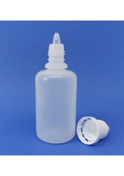 10 Adet Boş Plastik Likit Şişe Mürekkep-Kolonya-Aseton-Damla Şişesi 5-10-15-30-50-125 ml Ölçü Seçenekli