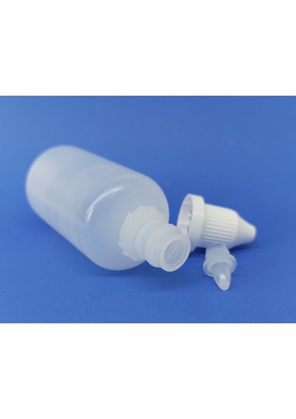 10 Adet Boş Plastik Likit Şişe Mürekkep-Kolonya-Aseton-Damla Şişesi 5-10-15-30-50-125 ml Ölçü Seçenekli