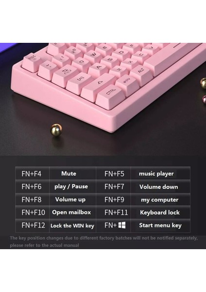 Masaüstü Pc Için LED Arkadan Aydınlatmalı Mekanik Oyun Klavyesi - Kırmızı (Yurt Dışından) modelleri