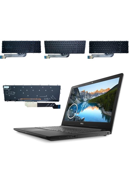 Dell Inspiron Arkadan Aydınlatmalı Orijinal Dizüstü Bilgisayar Klavyesi(Yurt Dışından)