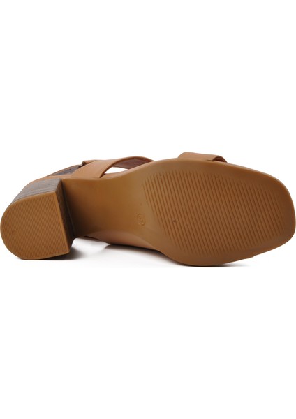 2108502Y Nude Hakiki Deri Kadın Topuklu Sandalet indirimleri