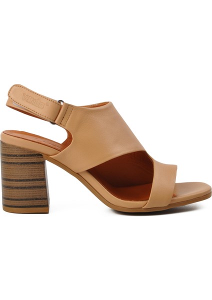 2108502Y Nude Hakiki Deri Kadın Topuklu Sandalet fiyatları