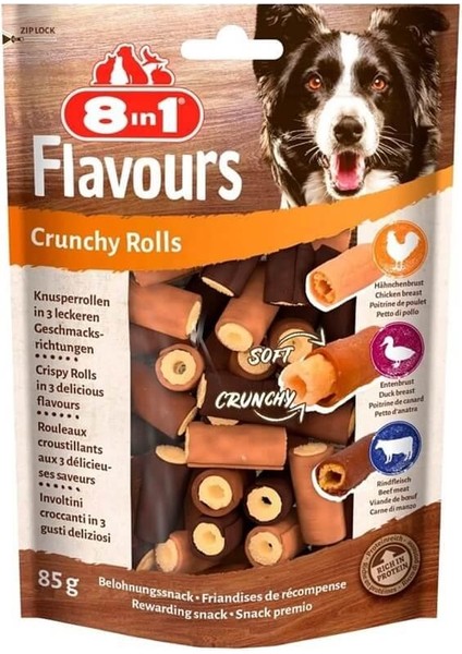 Flavours Crunchy Rolls Köpek Ödülü 85 gr x 4 Adet fiyatları