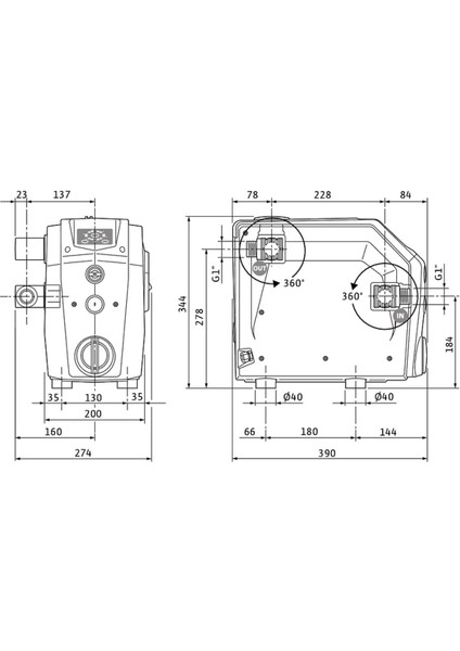 Isar Boost5-E-5 Frekans Konvertörlü Hidrofor