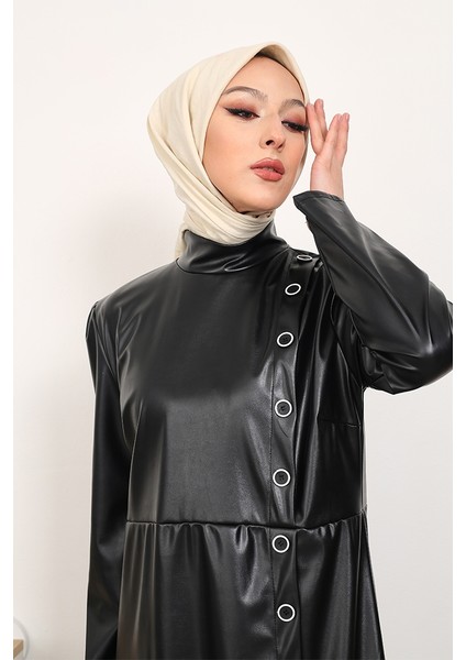 Dide Deri Elbise 441 - Siyah fiyatları