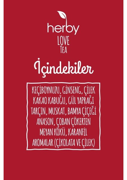 Herby Love Tea Aşk Bitki Çayı 2'li Paket