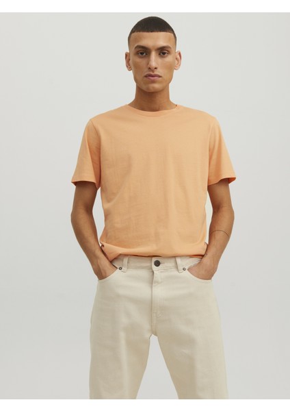 Jack & Jones Bisiklet Yaka Basic Tişört-Organic