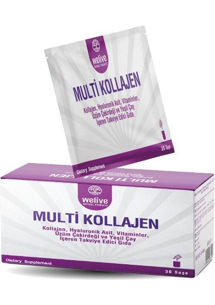 Multı Kollajen (Tip-1-2-3) - 30 Şase