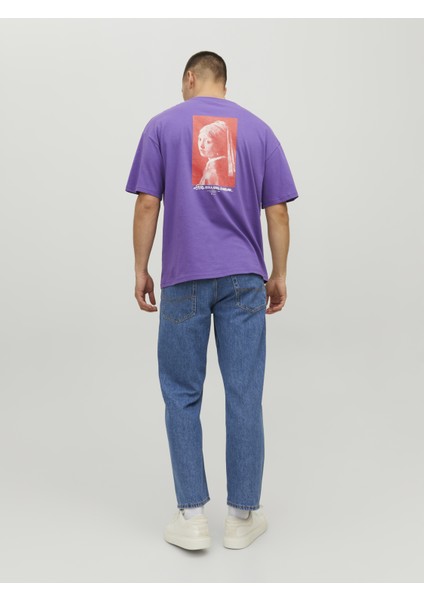 Jormasterpıece Tee Ss Crew Neck Tg Mor Erkek T-Shirt 12232259-Deep modelleri