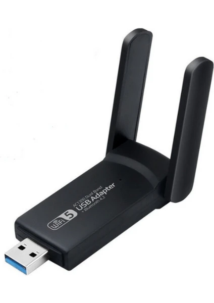 Dual Band AC1300 Mbps USB 3.0 Adaptör Kablosuz Wi-Fi Alıcı 5ghz