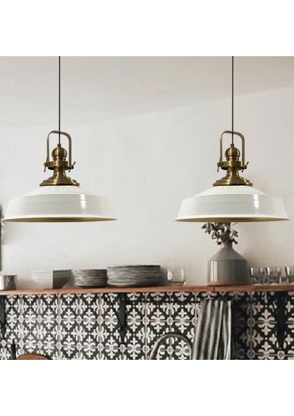 Asaletli Ikili Avize Eskitme Başlık Retro Sarkıt Lamba Mutfak Salon Kafe Avizeleri