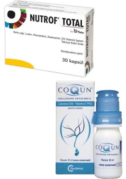 Nutrof Total 30 Kapsül + Coqun Damla 10 ml