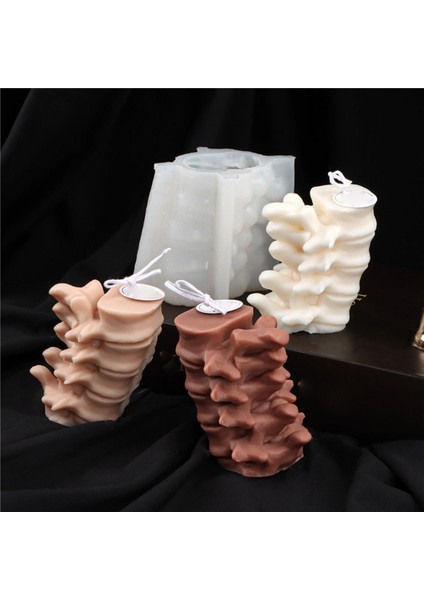 3D Mum Silikon El Sanatları Reçine Döküm Mum Yapımı Ev Dekor (Yurt Dışından) modelleri