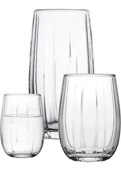 Linka 18 Parça Su Meşrubat Kahve Yanı Bardağı Takımı Seti Han-Krp-420405-420302-420212