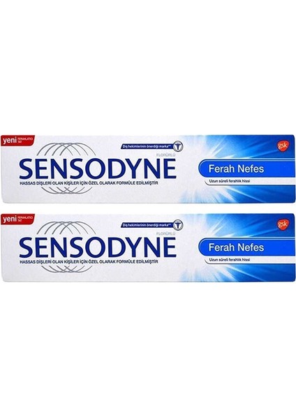 Diş Macunu Ferah Nefes 100 ml x 2 Adet
