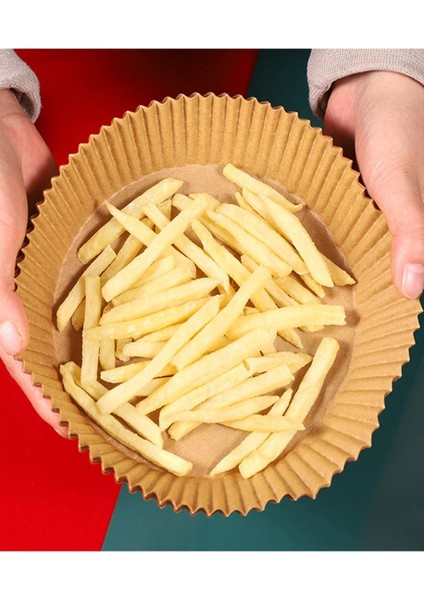 Airfryer (Hava Fritözü) Fritöz Pişirme Kağıdı - 50 Adet 16cm - 50adet Soyakca-Pişirme Kağıd