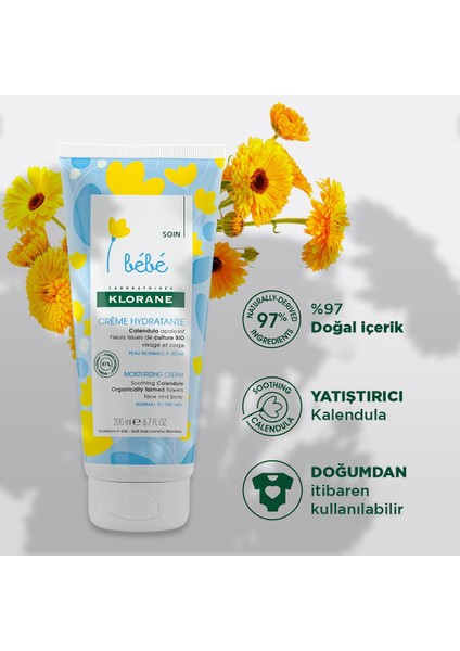 Bebe Yenidoğan ve Bebekler Için Hassas Vücut Kremi 200 ml