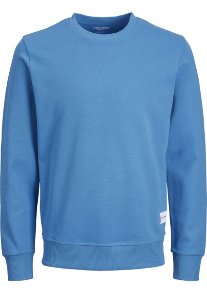 Jack & Jones Bisiklet Yaka Baskili Sweatshirt- Basic