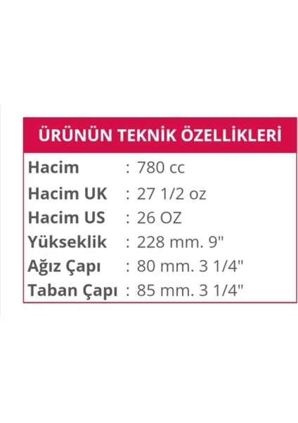 Enoteca Kırmızı Şarap Bardağı 780cc 6 Lı modelleri